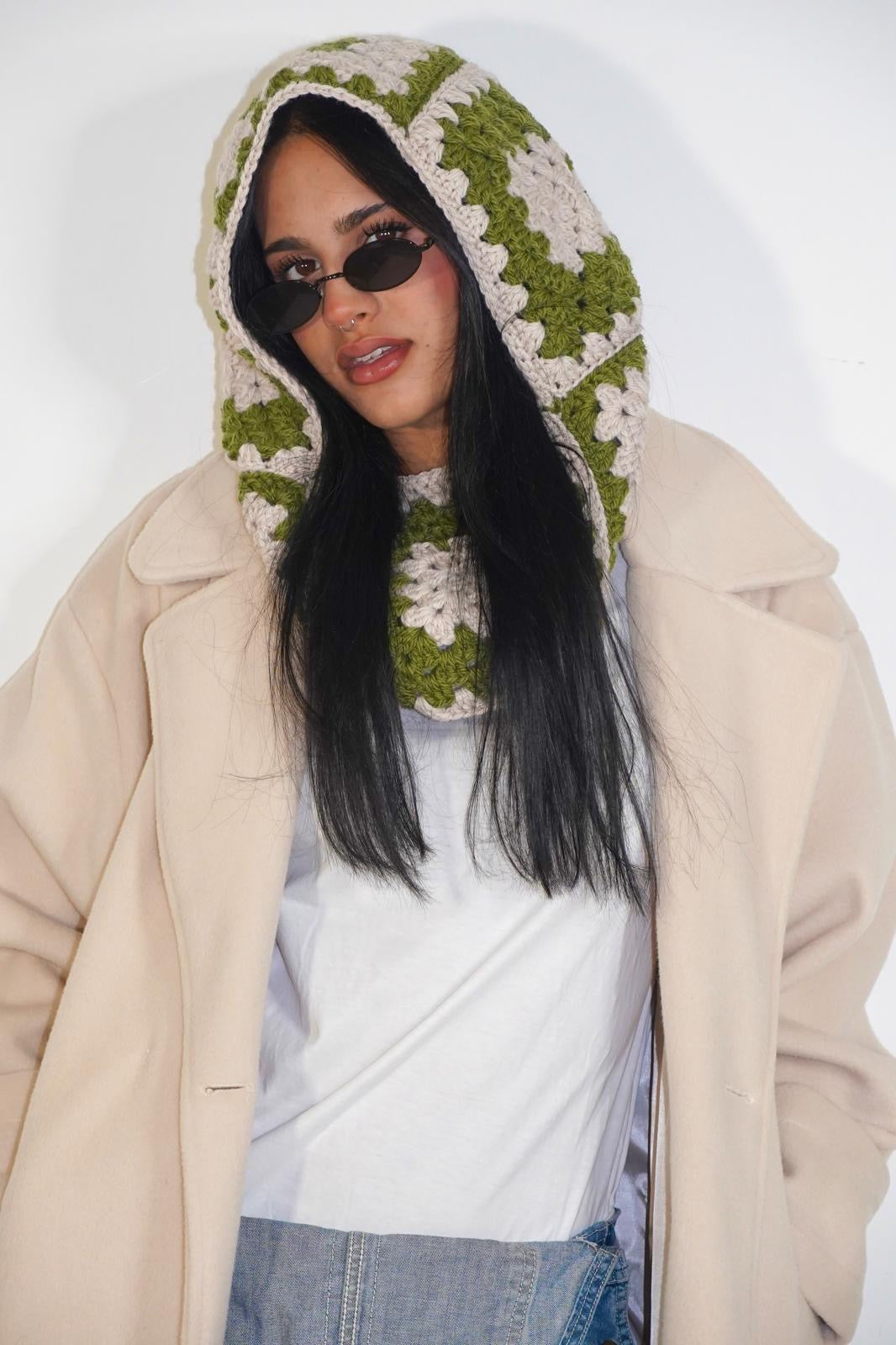 Balaclava Crochet Granny 100% Lana