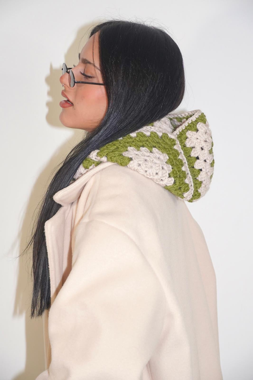 Balaclava Crochet Granny 100% Lana