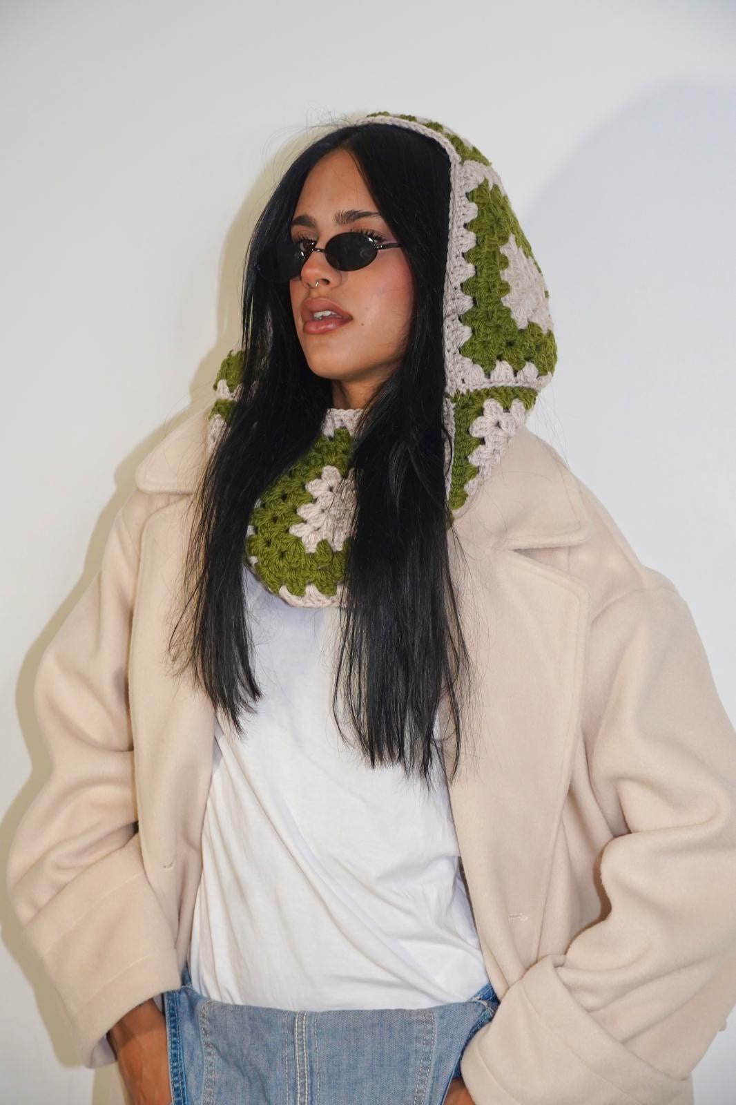 Balaclava Crochet Granny 100% Lana