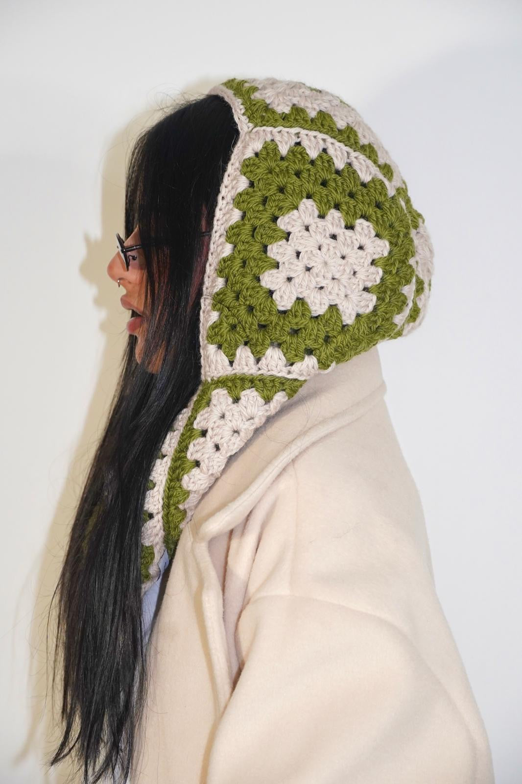 Balaclava Crochet Granny 100% Lana