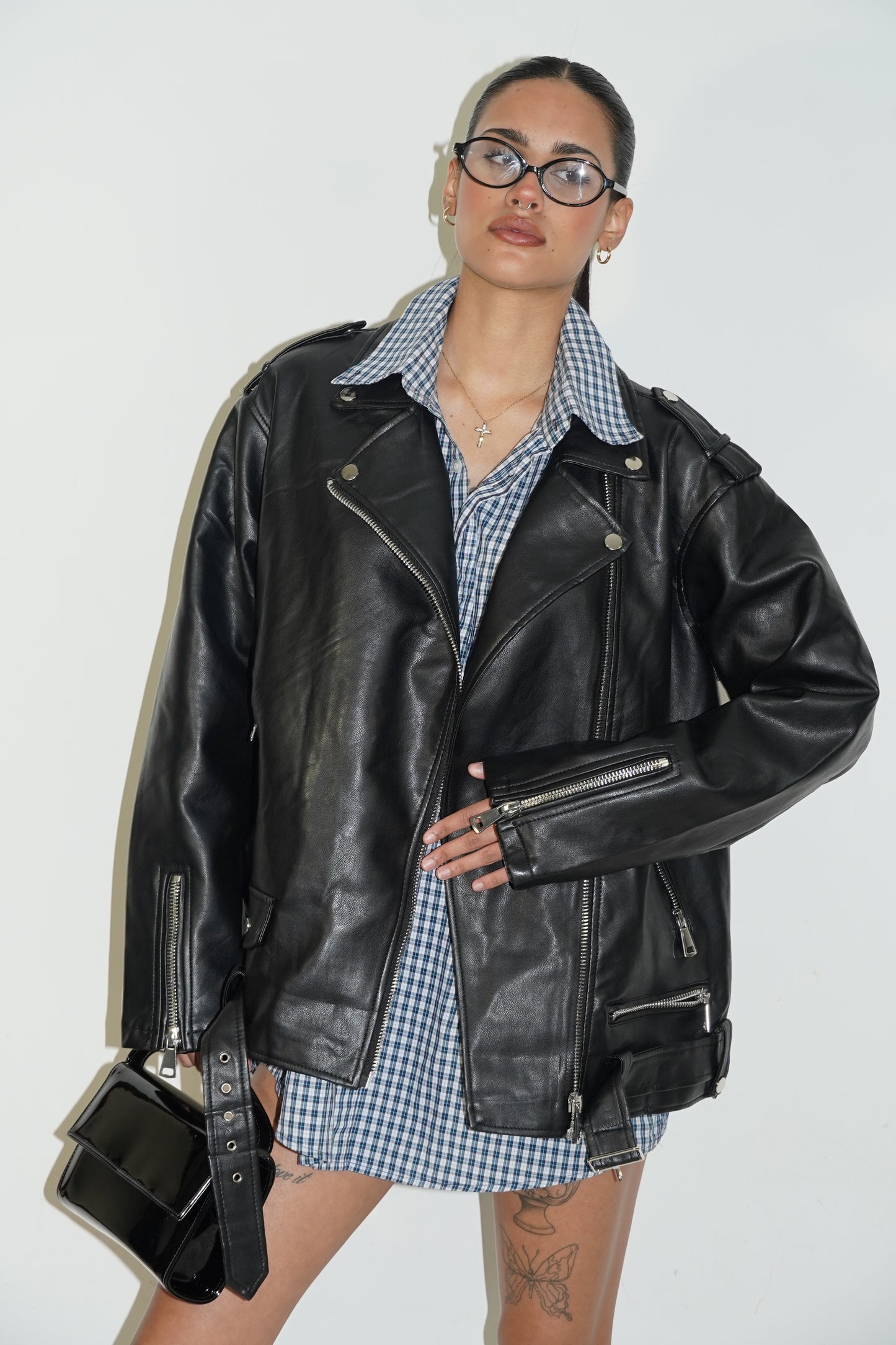 Giacca Bikers Black