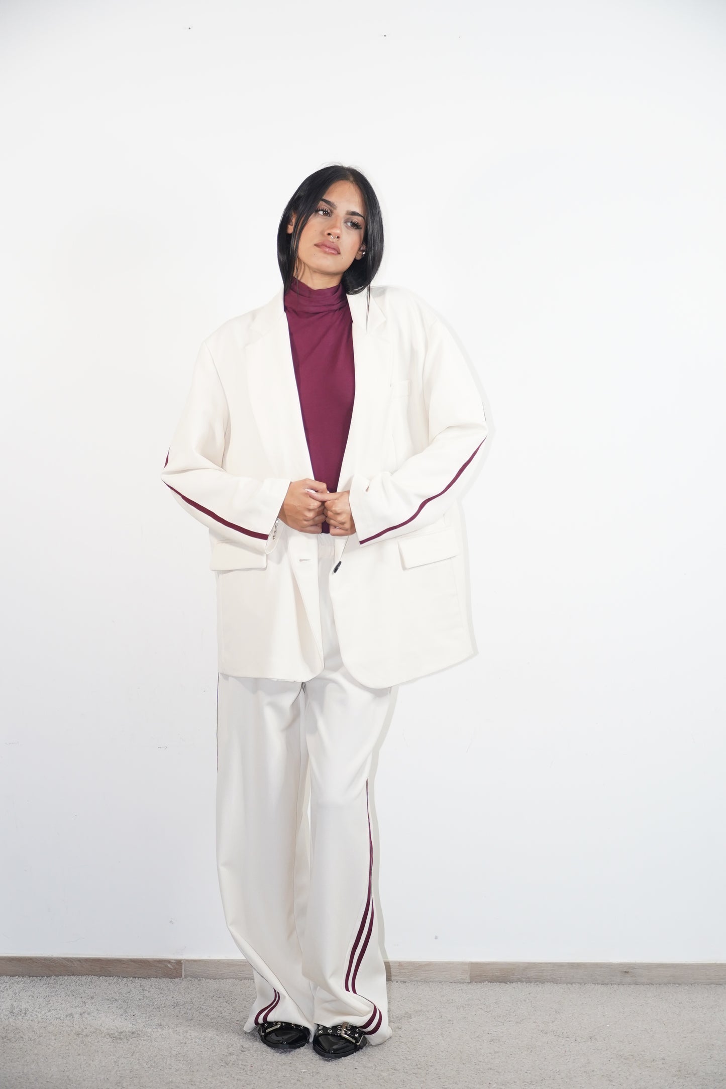 Tailleur White Stripes