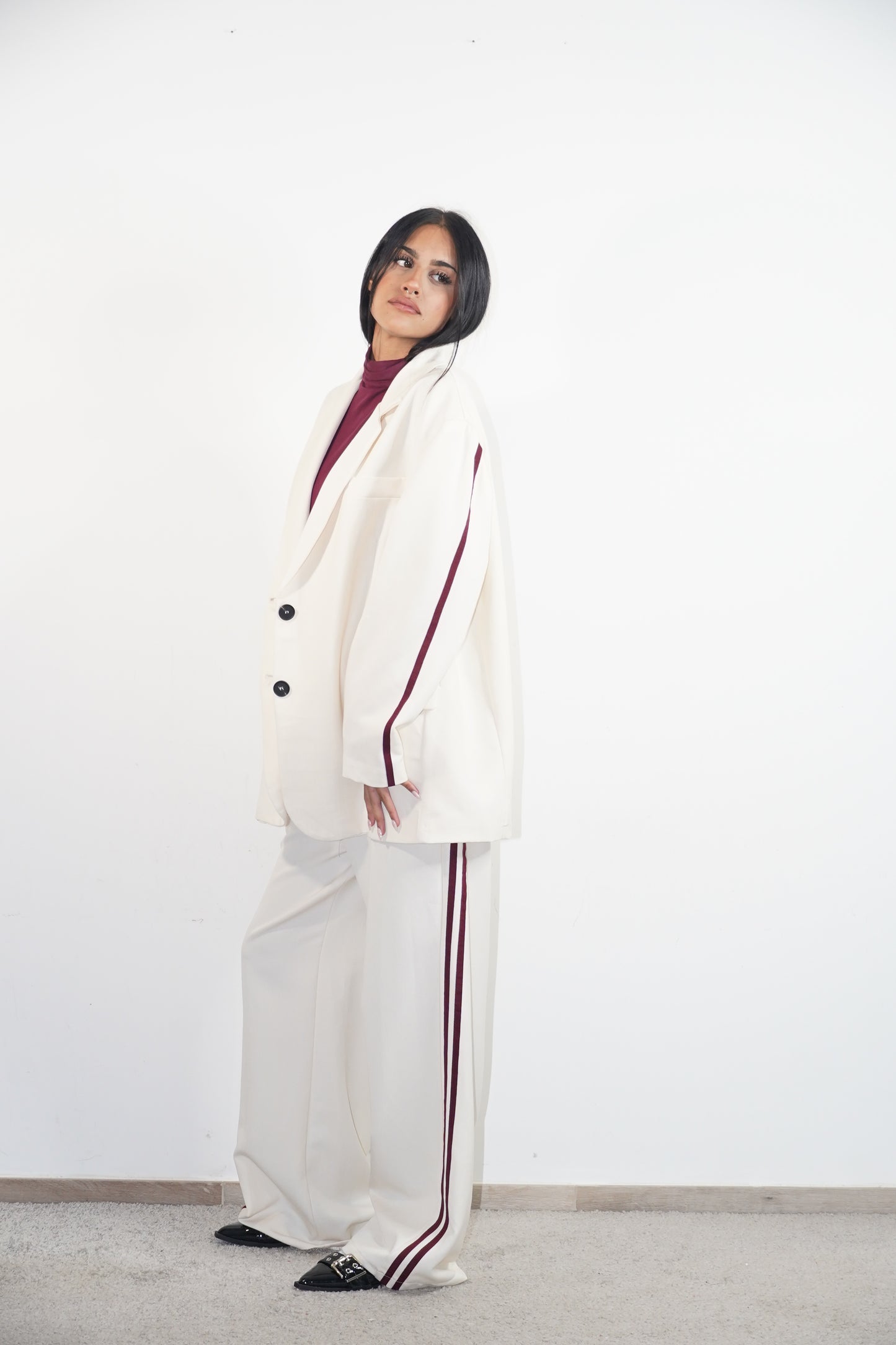 Tailleur White Stripes