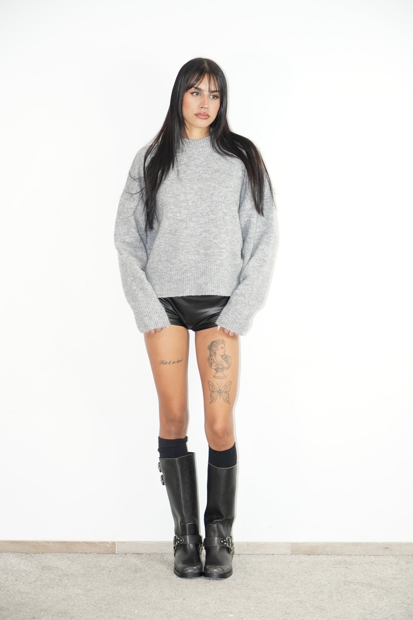 Pullover grey ice
