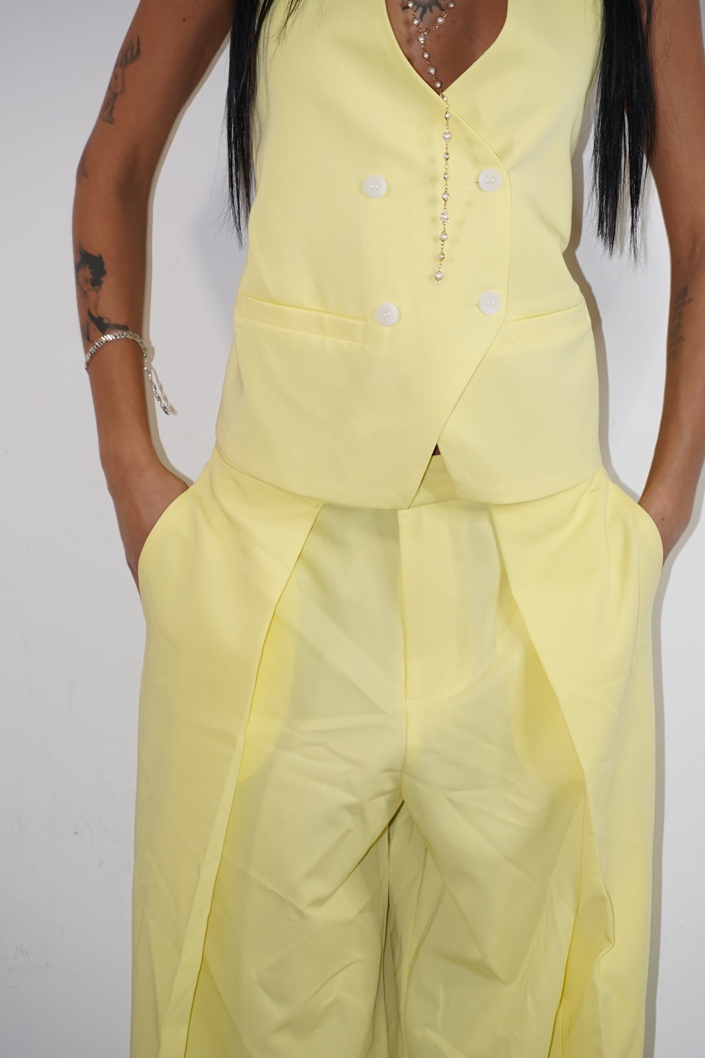 Gilet Crop Halter Lumina