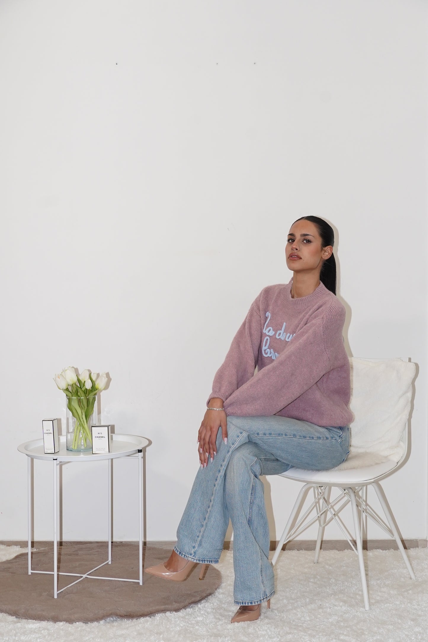 Maglione" Ma da uno bravo" Rosa