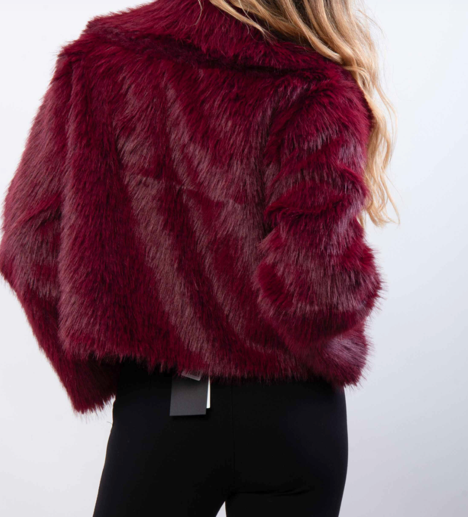 Eco-fur polar Cherry