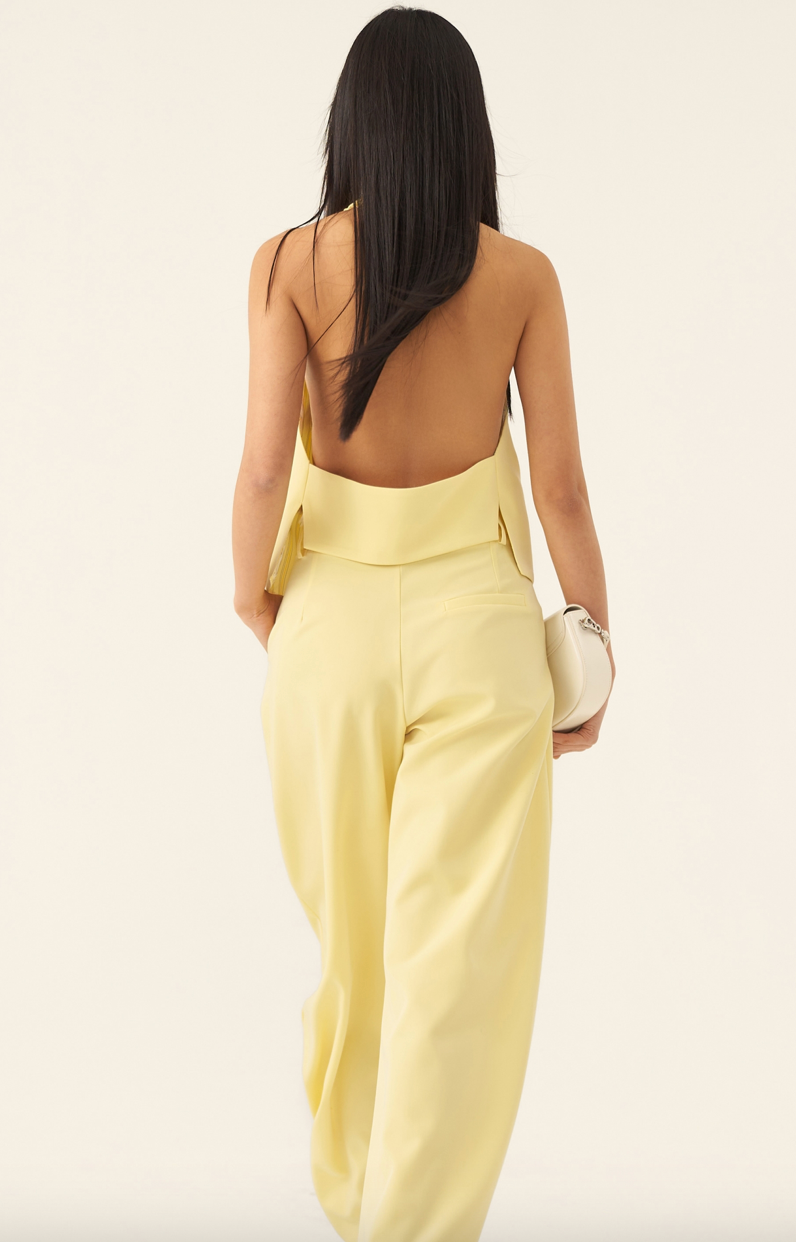 Gilet Crop Halter Lumina