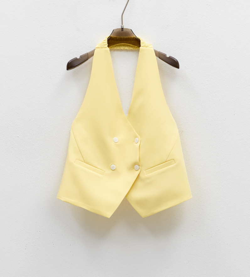 Gilet Crop Halter Lumina