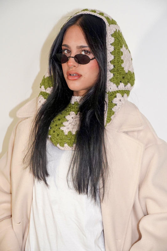 Balaclava Crochet Granny 100% Lana
