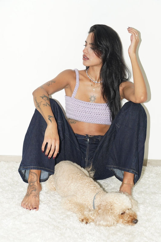 TOP BRALETTE CHUNKY CROCHET-LANA