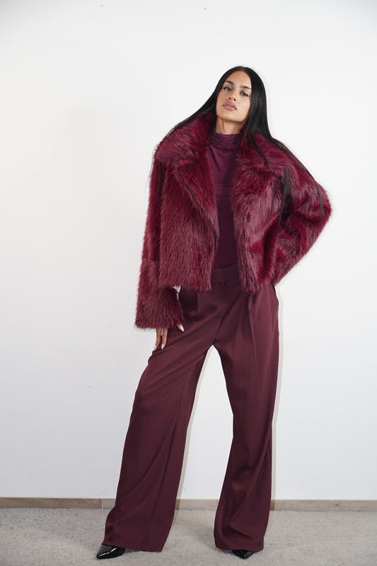 Eco-fur polar Cherry