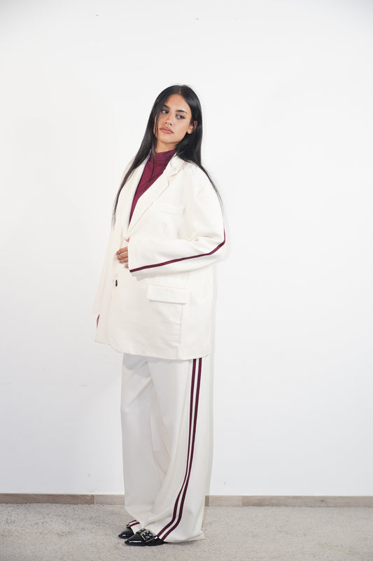 Tailleur White Stripes