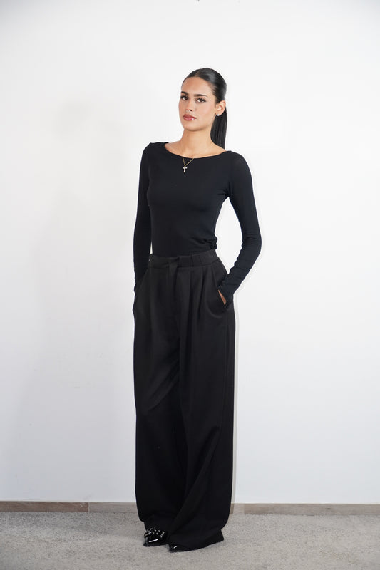 Maglia second skin nera