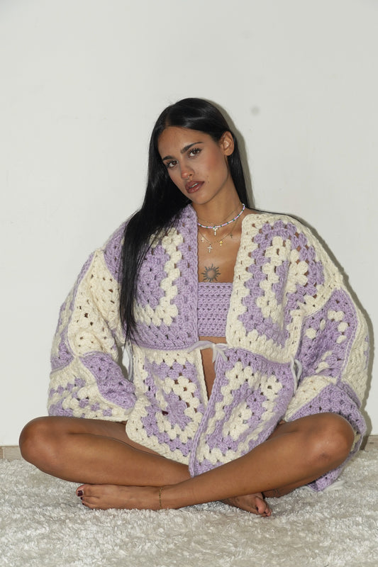 CARDIGAN CHUNCKY OVERSIZE GRANNY -LANA
