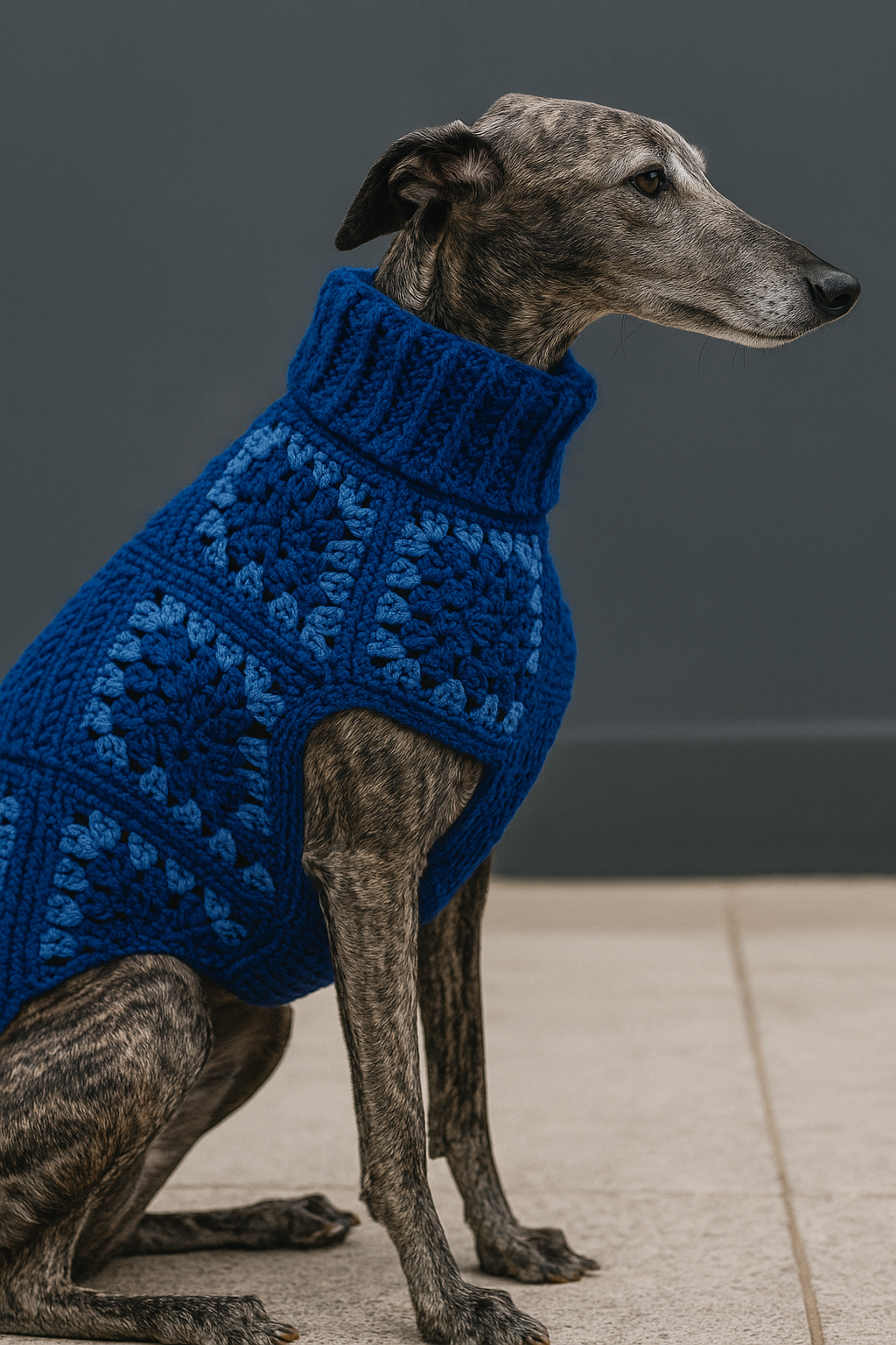 Cappottino cani Granny Crochet- lana superwash