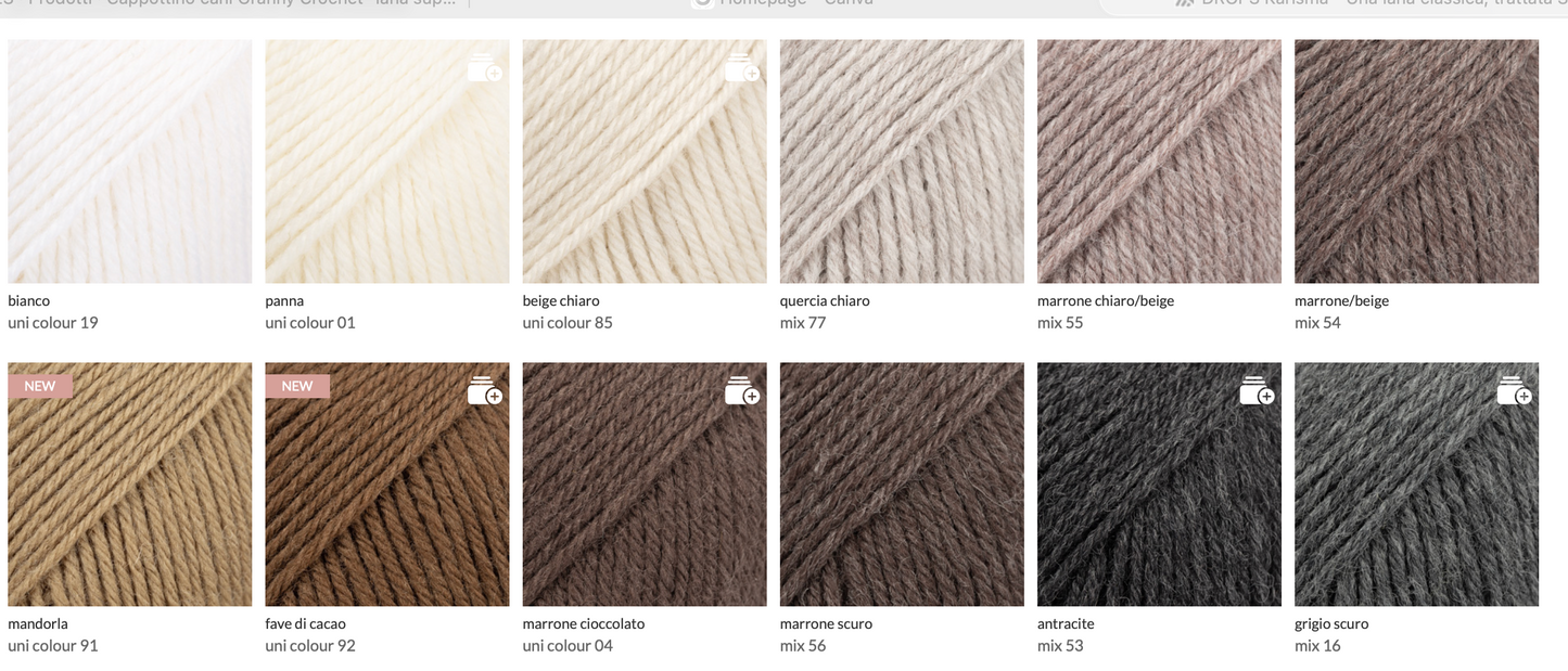 Cappottino cani Granny Crochet- lana superwash